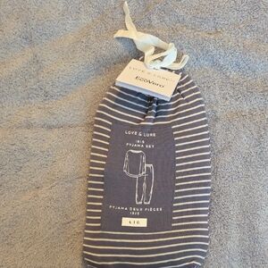 NWT Love & Lore Iris Pajama Set - Blue and White Stripes